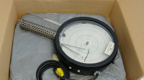Used Foxboro M12R-SE2VTAMA temperature and rel humidity chart recorder M/12R-SE2V/TA/MA - Product Image