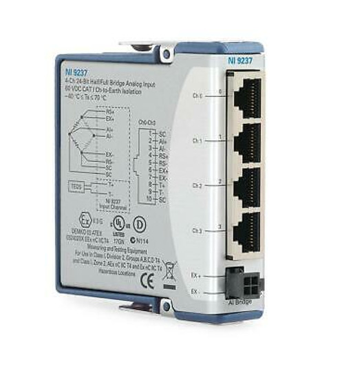 New - National Instruments Ni 9237 Cdaq Strain / Bridge Input Module, Rj50