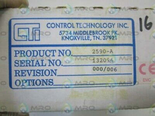 Control Tech Inc. Output Module 2590-A (Rebuilt)  New In Box