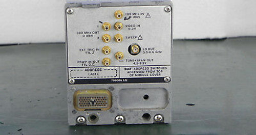 Hp 70900A Local Oscillator Missing Yto Yig Oscillator