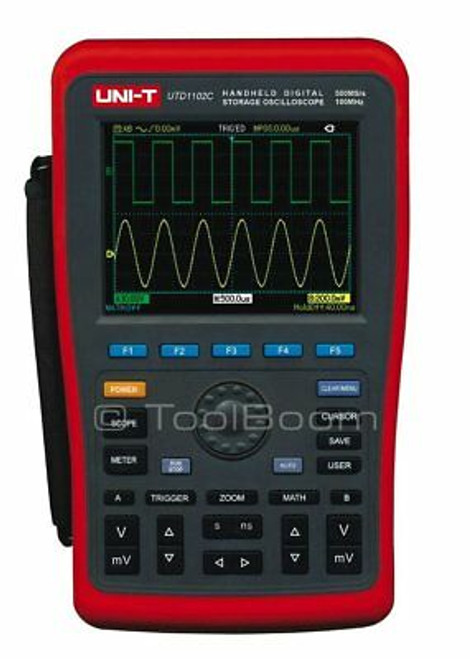 Uni-T Utd1102C Handheld Digital Oscilloscope 100 Mhz 2 Channel