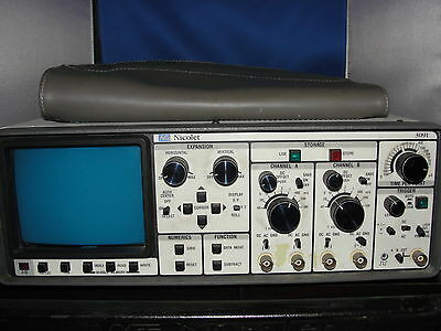 Nic Nicolet Digital Oscilloscope 3091 W/Extras