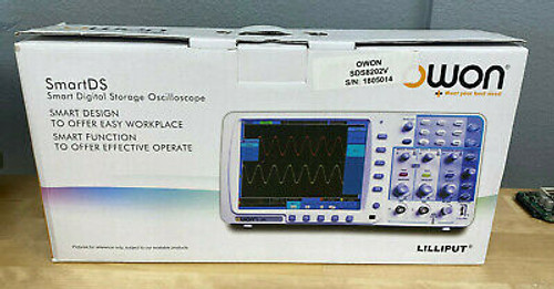 Owon Smartds Digital Storage Oscilloscope Sds8202-V 8'' Lcd 200Mhz 2Gs/S New