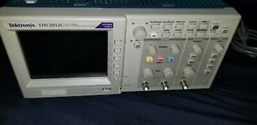 Tektronix Tds 2012C Two Channel Digital Storage Oscilloscope 100 Mhz With Extras