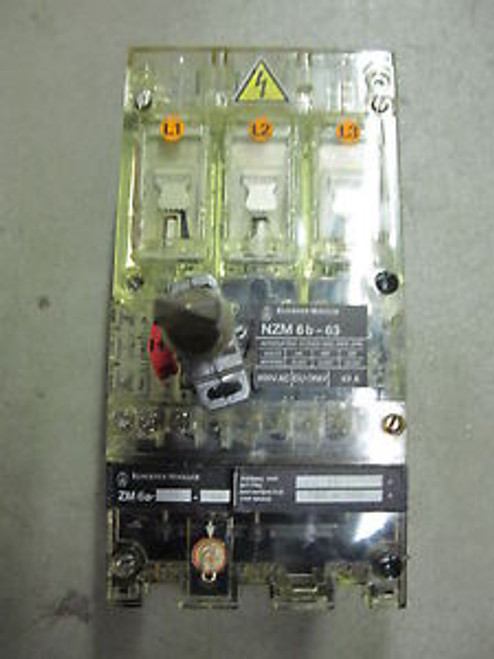 Klockner Moeller NZM6b-63 15 Amp Circuit Breaker