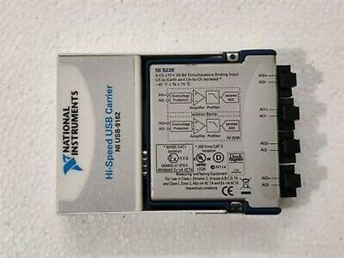 National Instrument Ni9239 Analog Input Module + Niusb-9162