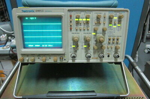 Tektronix 2465B 400Mhz 4-Channel Analog Oscilloscope With Accessory Pouch