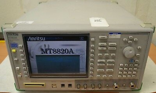 Anritsu Mt8820A Radio Communication Analyzer 30Mhz-2.7Ghz W/ Opt. 01 02 11 12