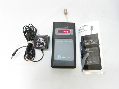 Used Met One Portable Laser Airborne Particle Counter 229 Concentration Meter - Product Image