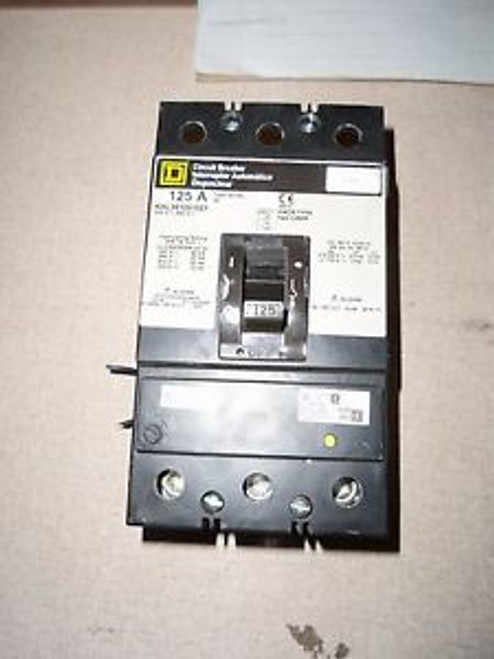 SQUARE D 125A 3-POLE CIRCUIT BREAKER KAL361251027