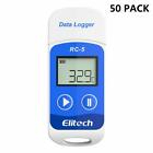 Elitech Rc-5 Usb Reusable Temperature Data Logger Temp Recorder With Pdf Report