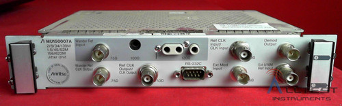 Used Anritsu MU150007A JITTER MODULE FOR MP1570X SERIES COMMUNICATION ANALYZER - Product Image