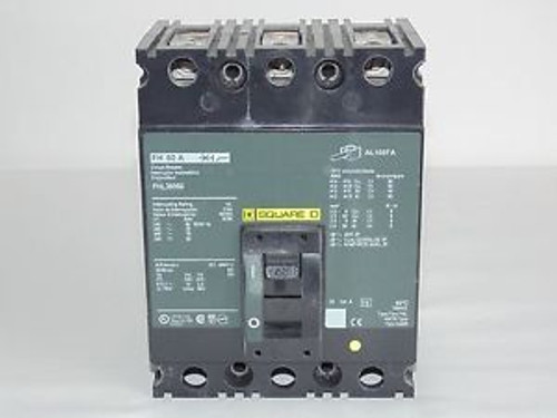 Square D FH 60A FHL36060 60A Circuit Breaker