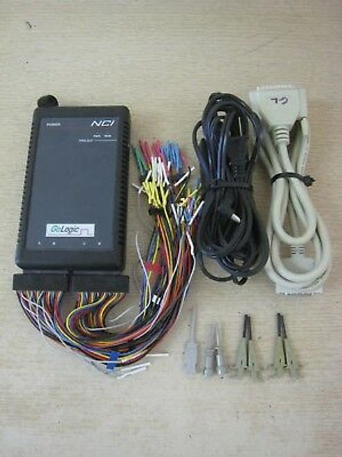 Nci Gologic Logic Analyzer W/ Flying Lead Set Clips Interface Cable Power Supply