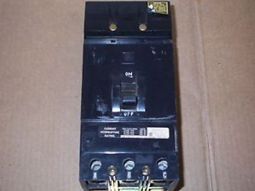 Square D KA KA36225 3 pole 225 amp 600v Circuit Breaker black