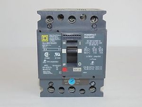 Square D PowerPact Mag-Gard GJL36015M03 15A 3P 600V Motor Circuit Protector