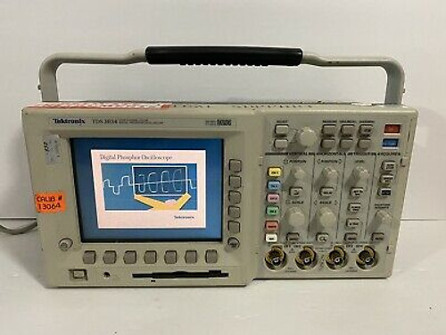 Tektronix Tds 3034 Four Channel Color Digital Phosphor Oscilloscope W/ Floppy
