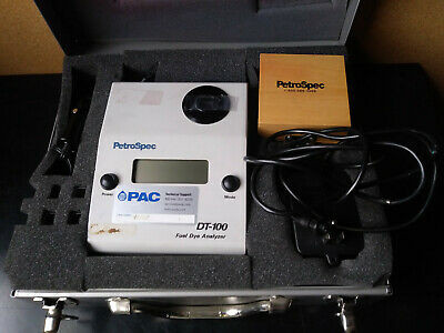 Petrospec Dt-100C Fuel Dye Analyzer W/ Case, Standards, Cigarette Adapter+