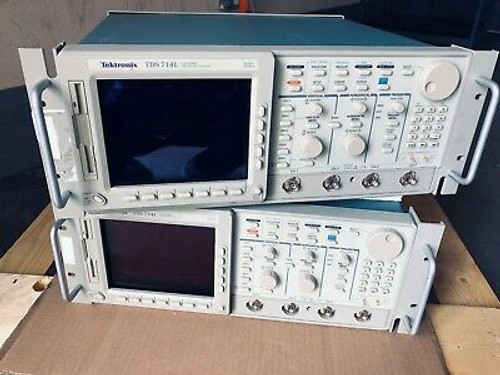 Tektronix Tds714L Tds 714L Digital Storage Oscilloscope With Rackmount Hardware