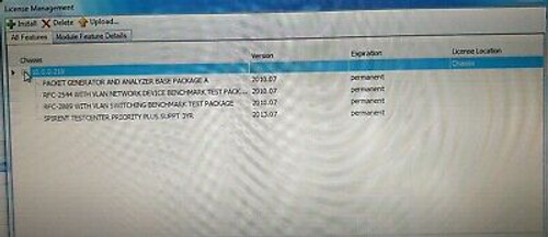 Spirent Testcenter Spt-9000A  Main Board(F/W 4.15) With Licenses,Tested.