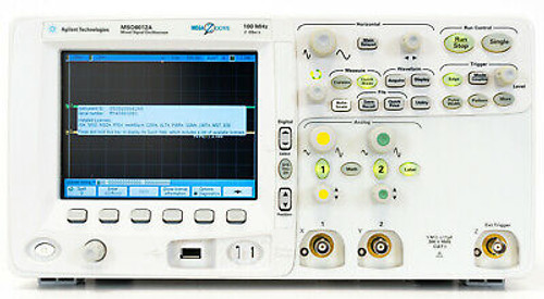 Hp Agilent Mso6012A Oscilloscopio Digitale 100Mhz 2 Ch + 16 Canali 100Mhz