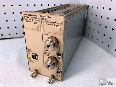 83481A Hp Agilent 20 Ghz Electrical Module Opt 040 155/622 Mb/S
