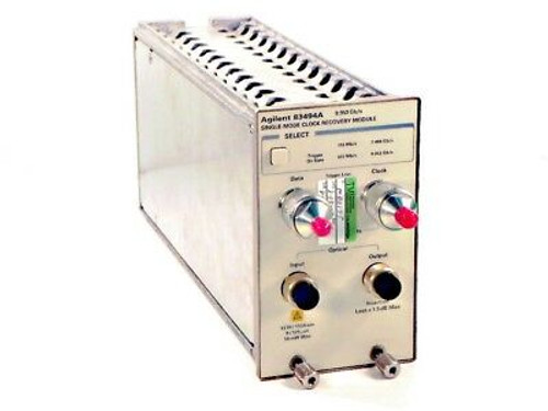 Agilent Hp Keysight 83494A  Single Mode Clock Recovery Plug-In W/Option 106