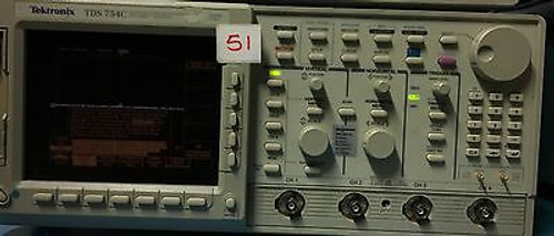 Tektronix Tds754C Color 4 Channel Oscilloscope 500Mhz 2Gsa/S