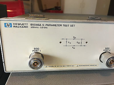 Agilent Hp 85046A 3Ghz S-Parameter Test Set 3 Ghz