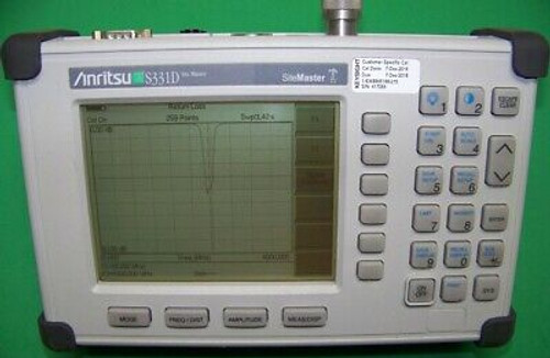 Anritsu S331D Site Master New Battery, Good Charger Fully Tested Working Great