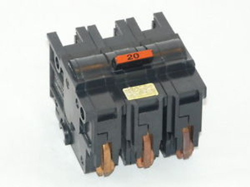 Used Original FPE Stab-lok Circuit Breaker 3P50 Type NA 3 pole 50 amp