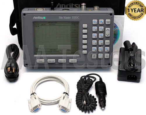 Used Anritsu Site Master S331C Cable  Antenna Analyzer SiteMaster S331 - Product Image