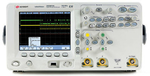 Agilent / Keysight Dso6012A Digital Oscilloscope, 100 Mhz, 2 Channels