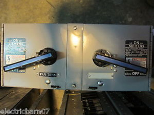 Siemens V7E3611 30 Amp, Twin, VACU-Break Switch w/hardware