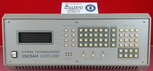 Xitron 2503Ah-3Ch Power Analyzer. Bandwidth To 500 Khz, 1200Vrms, 40Arms.