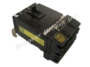 SQUARE D, FH36050 BU, Used, 600V, SQUARE D FH36050 BU 50A 600V 3P USED