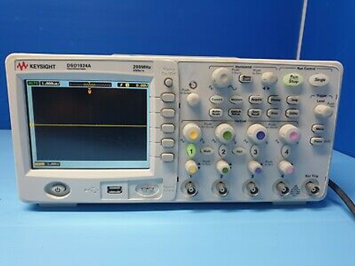 Agilent Keysight Dso1024A Oscilloscope, 200 Mhz, 4 Channels