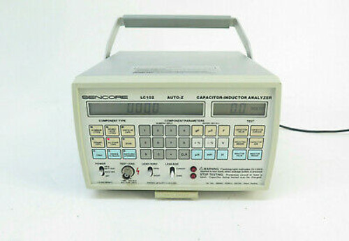Sencore Lc-102 Auto-Z Capacitor & Inductor Analyzer W/ Power Adapter