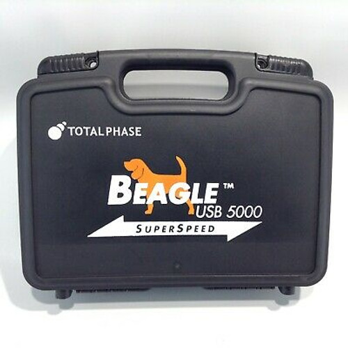 Total Phase Beagle Usb 5000 Protocol Analyzer Storage Case Software Power Supply