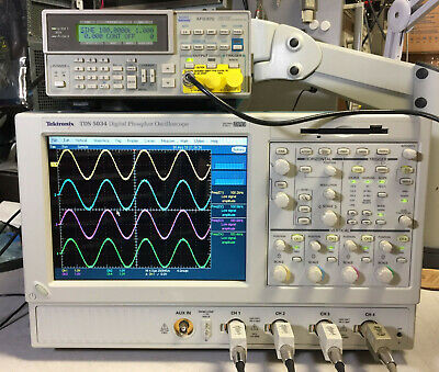 Tektronix Tds5034 Dpo Oscilloscope 4Ch 350Mhz 5Gs/S 2M 2A Sm J2 Usb Pw3 Jt3 J3E