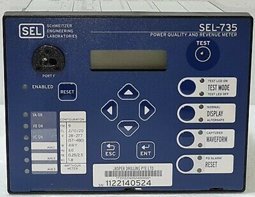 Sel-735 Power Quality And Revenue Meter P/N:0735Hx00944Cxxxxxx16102Xx #2