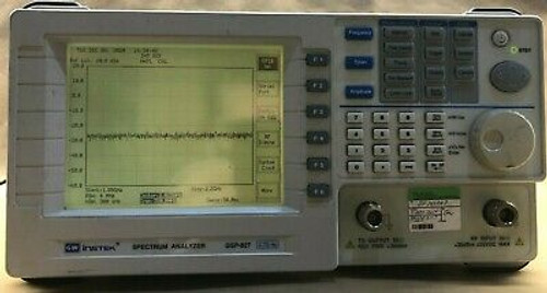 Instek Gsp-827 Spectrum Analyzer  9Khz-2.7Ghz W/ Tracking Generator