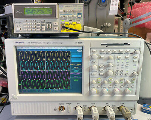 Tektronix Tds5104 Dpo Oscilloscope 4Ch 1Ghz 5Gs/S 2M 2A Sm J2 Usb Pw3 Jt3 J3E