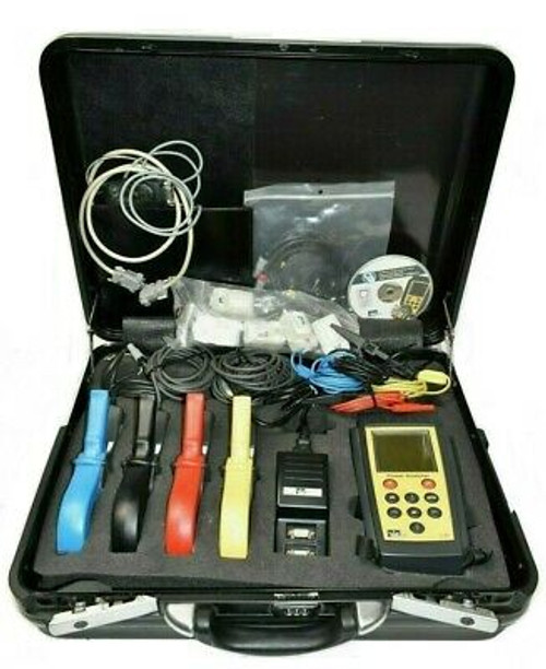 Ideal 61-806 Power Analyzer Kit W/ 1000 Amp Phase Clamps & 100 Amp Neutral Clamp
