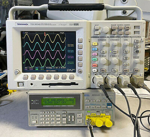 Tektronix Tds3054B 4 Ch Dpo Oscilloscope 500Mhz 5Gsa/S, Trg Fft
