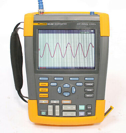 Fluke 190-202 Scopemeter 2.5Gs/S 2 Channel 200Mhz Oscilloscope