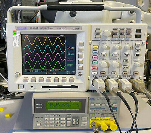 Tektronix Tds3054B 4 Ch Dpo Oscilloscope 500Mhz 5Gsa/S, 3Gv Trg Fft