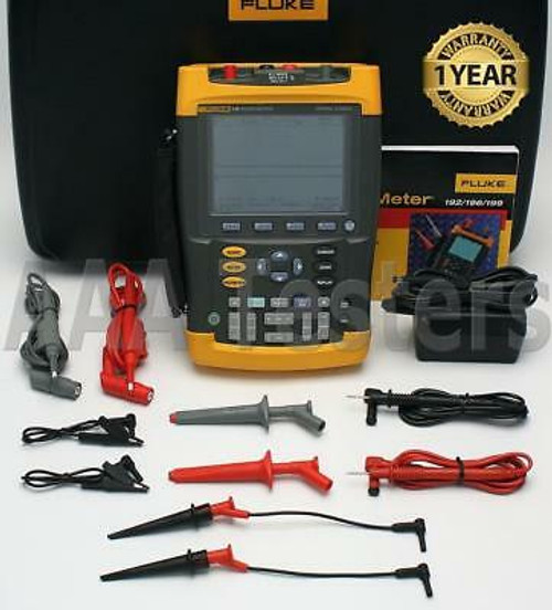 Fluke 199 Scopemeter 2.5Gs/S Dual-Input 200 Mhz Handheld Oscilloscope 199