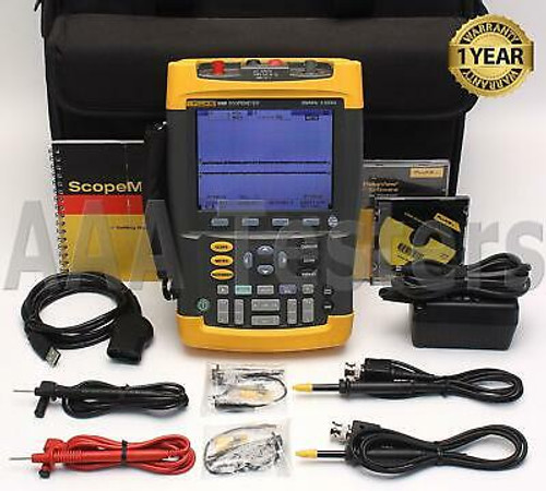 Fluke 199B Scopemeter 2.5Gs/S Dual-Input 200Mhz Handheld Oscilloscope 199/003