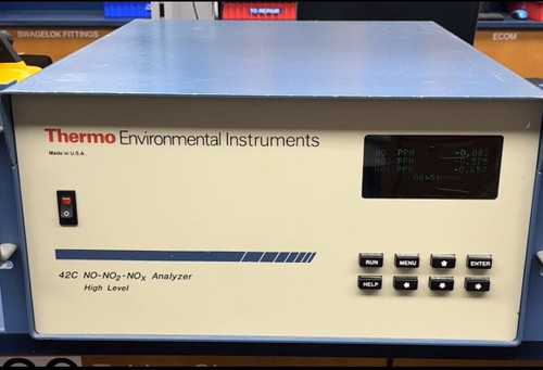 Thermo Environmental Analyzer 42C High Level No No2 Nox Calibrated #2